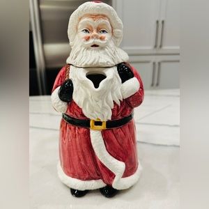 Vietri Made In Italy Christmas Santa Pitcher 10” Height